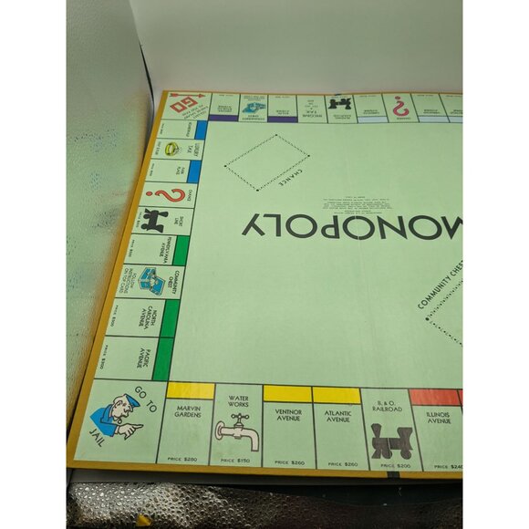 Monopoly Anniversary Edition 1974 Replacement Game Board - Picture 3 of 6